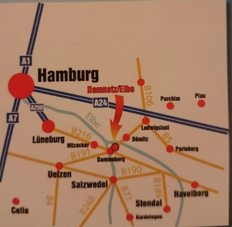 Hotel Steinhagen Damnatz Eksteriør bilde